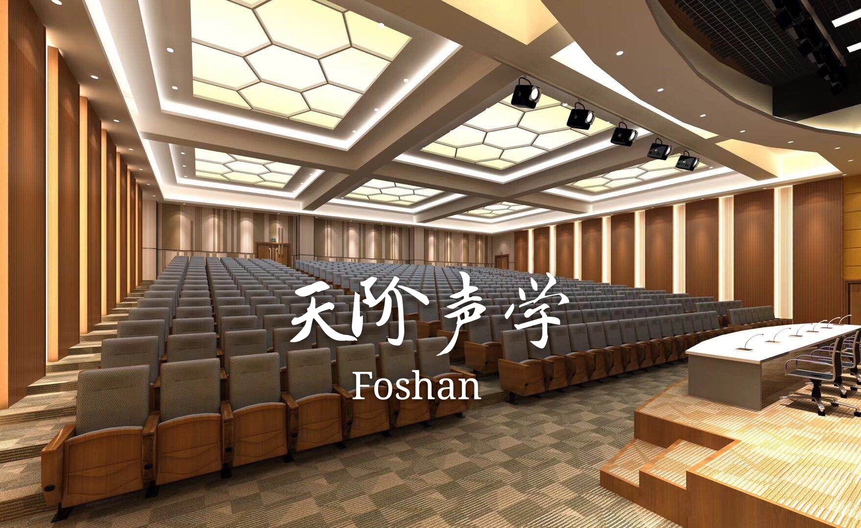 株州多功會議廳整體聲學吸音設計案例